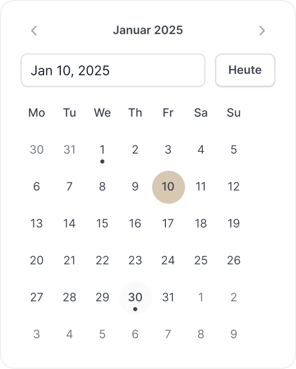 Planelio Kalender